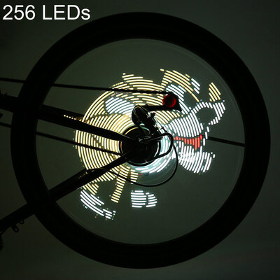 

FT - 801 DIY Cycling Bicycle 256 LEDs Waterproof Colorful Changing Video Gift Pictures Bike Wheel Spoke Lights