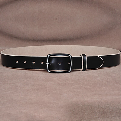 

Jeans belt mens wild leather black belt mens youth belt leather belt with simple