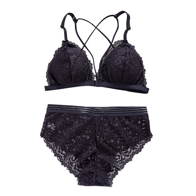 

Toponeto Woman Bra Set Comfortable Lace Front Button Bra Suit Sexy Lace Underwear