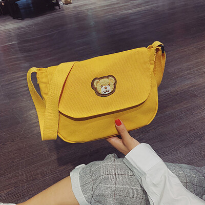 

Tailored Women Literary Canvas Bag Shoulder Bag Simple Wild Handbag Messenger Bag