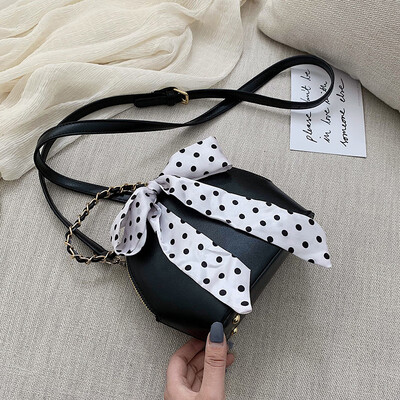 

New small bag female 2019 summer new wave Korean version of the wild Messenger bag fairy bow chain shoulder bag