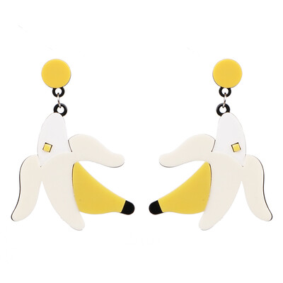 

2019 Ethnic Summer Korean Fruit Statement Dangle Earrings Girl Cute Avocado Starwberry Watermelon Drop Earrings For Women