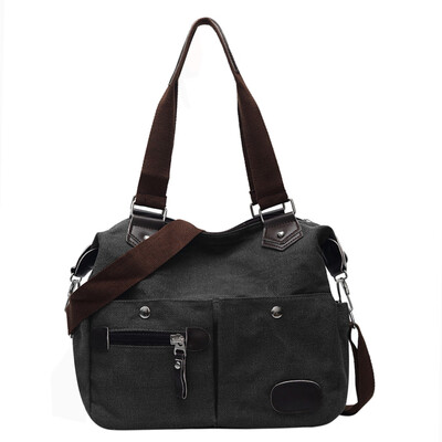 

Tailored Fashion Lady Retro Large Capacity Canvas Wild Outdoor Shoulder Bag Handbag