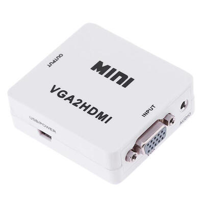 

HD 1080P VGA Audio to HDMI VGA to HDMI Video Converter Adapter Splitter