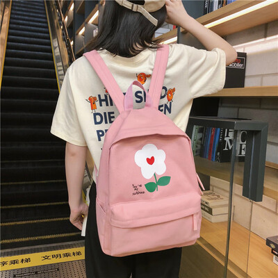 

Ins Wind Bag Female Korean High School Students Tide Brand Simple Mori Department Ancient Feeling Small Fresh Backpack Backpack