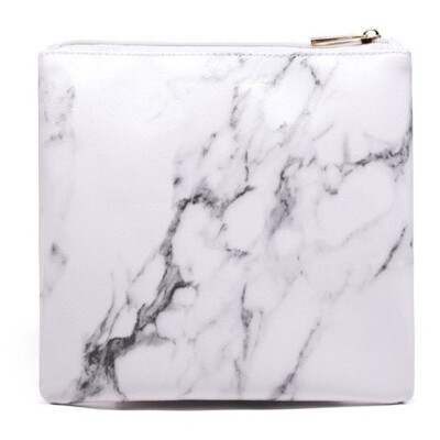 

2018 New Style Fashion Marble Multi-Function Purse Box Travel Makeup Cosmetic Bag Toiletry Colorful Print