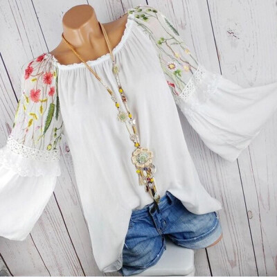 

Plus Size Boho Women Long Sleeve Kaftan Baggy Blouse T Shirt Tops Casual Tunic