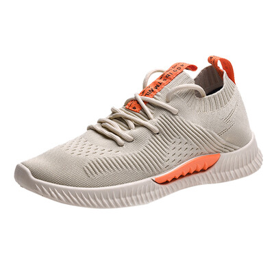 

2019 Fashion mens Leisure sneakers lace up Mens Fashion Breathable Non Slip Sport Athletic Walking soft Shoes Sneakers