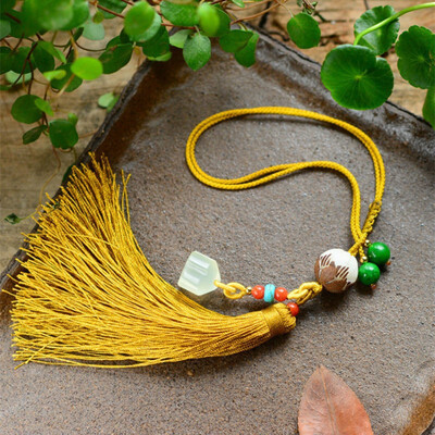 

Feiwu Chinese style small jewelry hanging lotus bodhi bag hanging key hanging gift