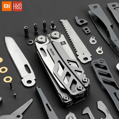 

Xiaomi huohou multi-function Folding Knife Bottle Opener Screwdriver Pliers Stainless Steel Army Knives Hunting Outdoor Camping
