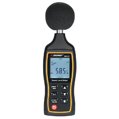 

SNDWAY High Accuracy LCD Digital Noisemeter Sound Level Meter 30-130dB Noise Volume Measuring Instrument Decibel Monitoring Tester