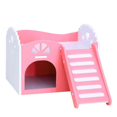 

Wooden Hamster House Rat Mouse Exercise Natural Funny Hamster NestToy