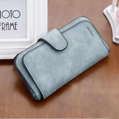 

Fashion Multi-Layer Folding PU Leather Wallet For Lady Long Section Card Holder Pursue