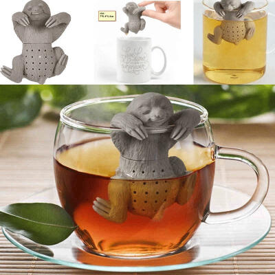 

Cute Cat Silicone Tea Infuser Loose Leaf Strainer Herbal Spice Filter Diffuser