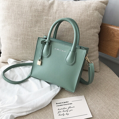 

Qiao Bani 2019 new European&American style fashion  ribbon K small lock letter killer bag shoulder shoulder diagonal female bag