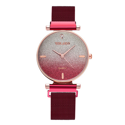 

Women Watches Simple Stlye Dial Ladies Casual Quartz Wristwatch Magnetic Buckle Strap Clock Dress Gift Zegarki Damskie