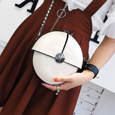 

Fashion Womens Chain Bag Ladies Messenger Bag Small Round Bag Spring&Summer Mini Shoulder Bag