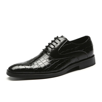 

Leather shoes mens large size pointed shoes business casual shoes
