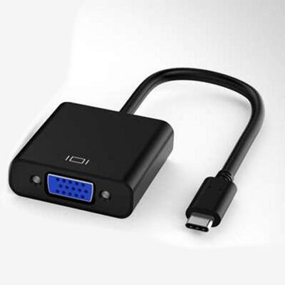 

H6 Portable USB-C Type-C To VGA HD Converter Cable Adapter