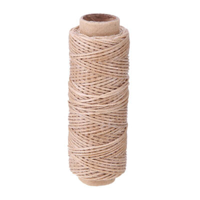 

50mRoll 150D Handmade Flat Sew Wax Line DIY Leather Sewing Fiber Thread