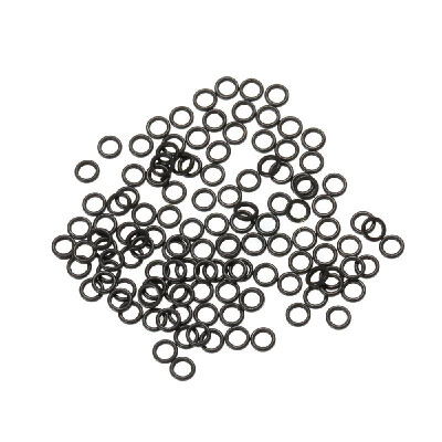 

100PCS Threaded Boilie Bait Rings for Carp Hair Rigs Hooks Carp Fishing Terminal Tackle