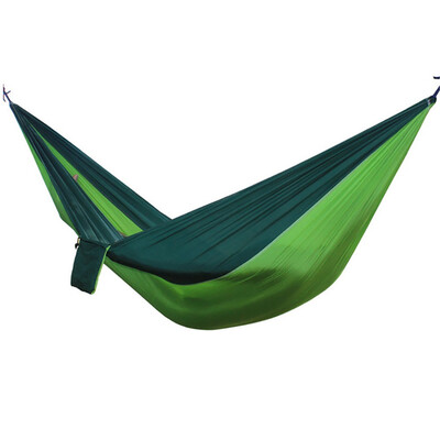 

Portable Hammock Double Person Camping Survival Garden Swing Hunting Hanging Sleeping Chair sleeping travel swing Parachute Hammoc
