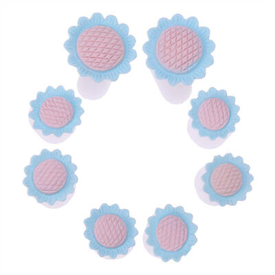 

8pcs Silicone Toe Separator Sunflower Toe Divider Salon Polish Pedicure Kit