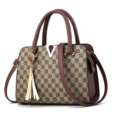 

Womens Bag Middle-aged Womens Bag Simple Single Shoulder Bag Large Capacity Handbag Slanting Big Bag Mothers Bag