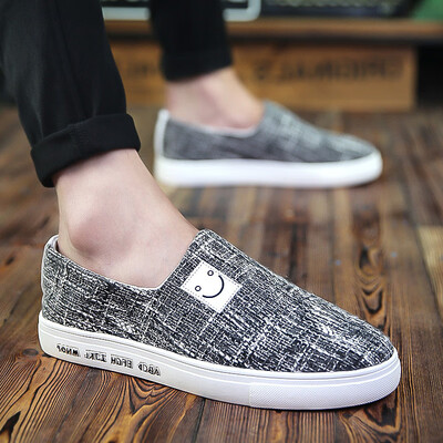 

Summer one foot lazy shoes mens peas tide shoes Korean version of the trend of casual mens shoes breathable old Beijing shoes