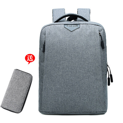 

Business double shoulder bag male 156 inch simple computer bag short distance travel college student bag male fashion backpack