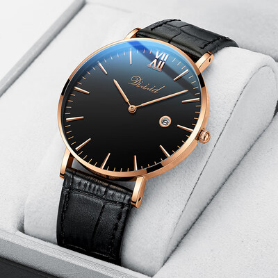 

Worm hole concept college entrance examination special watch mens thin ultra thin student trend Korean version of simple waterpro
