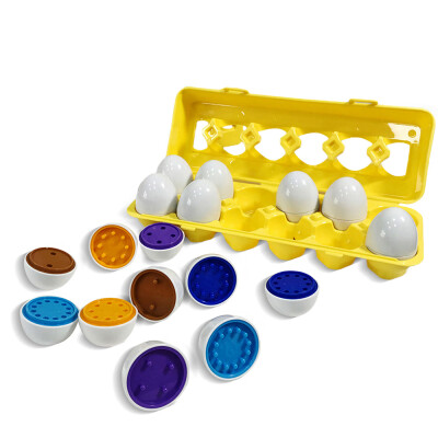 

Children Educational Toys Egg Matching Pairing Wisdom Smart Egg Capsule Color Shape Recognize Blocks