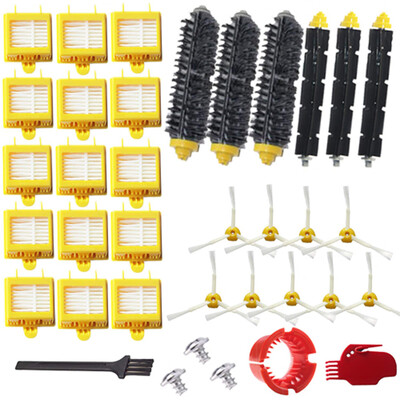 

Side Flat Rubber Brushes Filters For IRobot Roomba 700 Series Vacuum Cleaner Kit