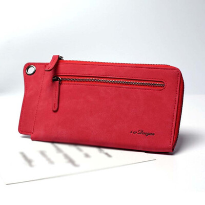 

Tailored Womens Fashion Solid Color Wallet Casual Clutch Bag Multi-Card