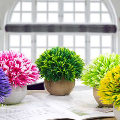 

Artificial Fake Plastic Flower Potted Plant Bonsai Party Garden Home Decoration