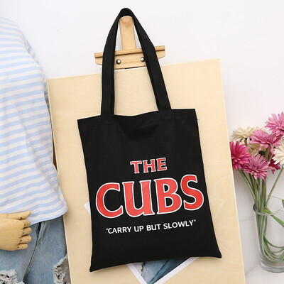 

Women Fashion Canvas Ladies Bag Tote Handbags Large Capacity Handbag Zipper Casual Shoulder Bags Letter Print 2019 New Arrival