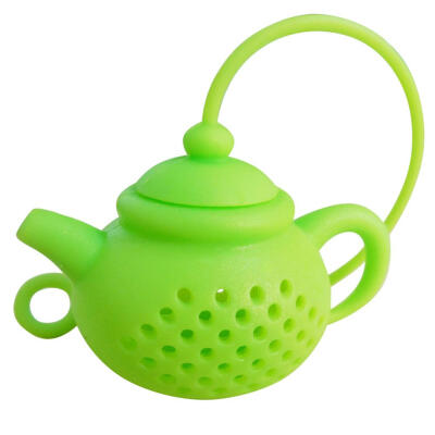 

Teapot Shape Tea Strainer Silicone Tea Bag Infuser Leaf Filter Diffuser