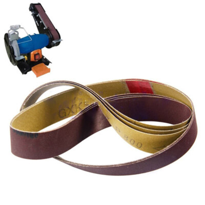 

5pcsSet Sanding Belts Grit 60 80 120 240 1"x30" Abrasive Sander Power Tools