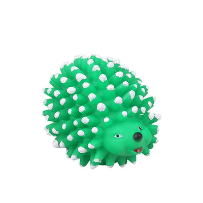 

Puppy Dog Hedgehog Ball Squeak Teething Pets Sound Chew Training Rubber Toy