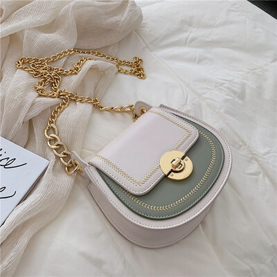 

Small fresh bag female new Korean version of the chain shoulder bag fashion wild Messenger bag saddle bag tide