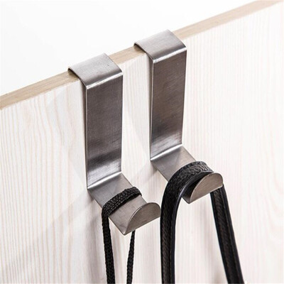 

Creative Stainless Steel Cupboard Door Hook Storage Supplies 2PCS
