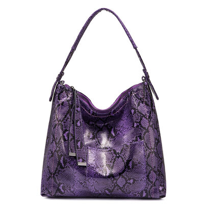 

REALER Hobo bags for women 2019 shoulder bag Serpentine large tote ladies PU leather luxury handbags female high quality