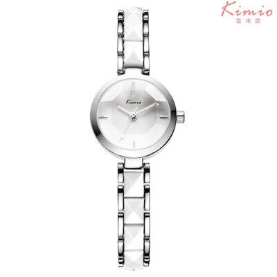 

Watch multicolor simple quartz watch trend fashion ladies watch rhinestone scale female watch