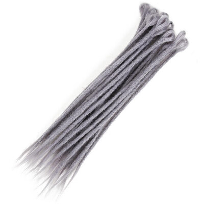 

1 Pack 10 PCS Handmade Dreadlocks Extensions Fashion Reggae Crochet Hip-Hop Synthetic Dreads Crochet Braiding Hair Purple