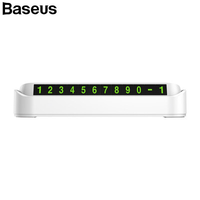 

Baseus Car Temporary Parking Number Holder Auto accessories Luminous Telephone Number Card Car Sticker