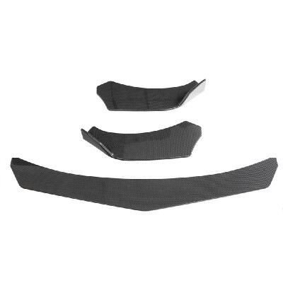 

Black Universal 3Pieces Car Front Lip Chin Bumper Body Kits For Honda For Civic