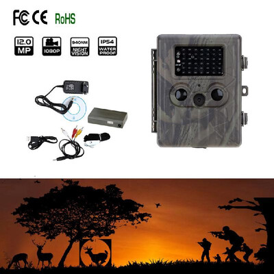 

HT-002LI Wildlife Hunting Camera HD Digital Infrared Scouting Trail Camera IR LED Video Recorder 12MP Rain-proof Rechargeable