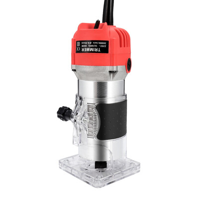 

800W Woodworking Electric Trimming Machine Engraving Electromechanical Wood Milling Slotting Machine