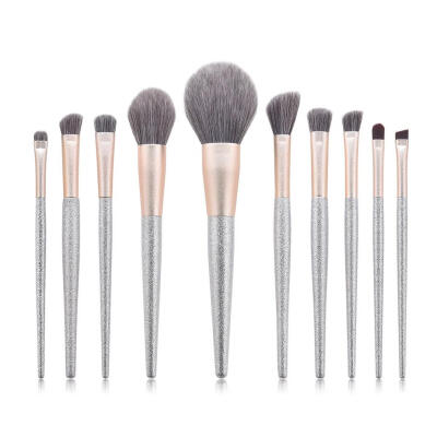 

Pro Makeup Brushes Set 10pcs Portable Eye Shadow Eyeliner Eyebrow Brush