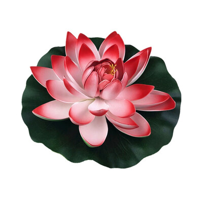 

1pc Simulation Water Lily Garden Pool Plant Ornament Colorful Home Artificial Fake Lotus Floating Flower Pond Tank Plant